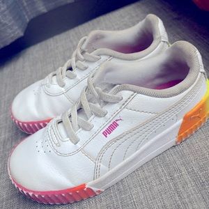 Girls puma shoes, daughter loved them but outgrew them, 10C
